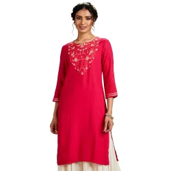 Amazon Brand - Myx Womens Rayon Casual Kurta