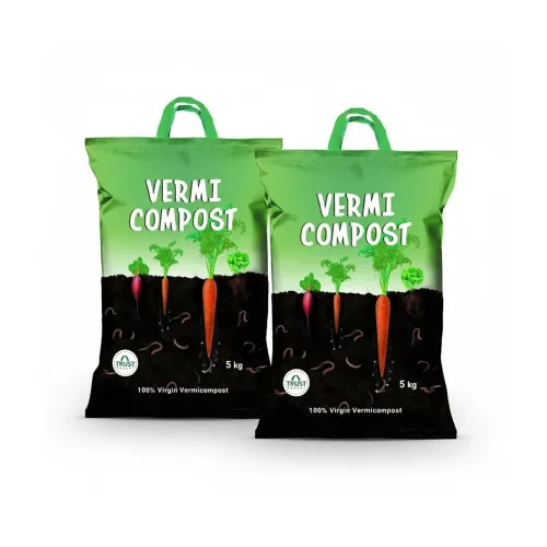 Image of Amazon Brand - Nutrient Rich Organic 10 Kgs Vermicompost Fertilizer Manure for All Plants & Vegetable Garden, Indoor & O