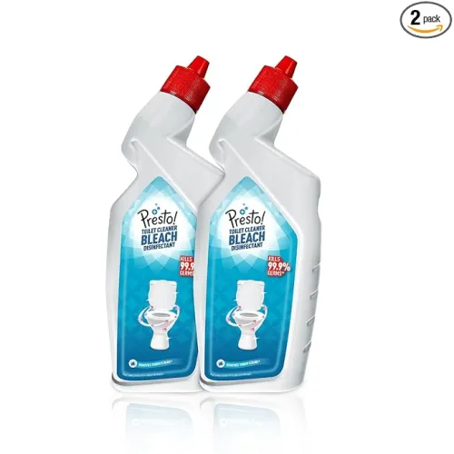 Image of Amazon Brand - Presto! Toilet Cleaner Bleach Disinfectant 2 Litre 
