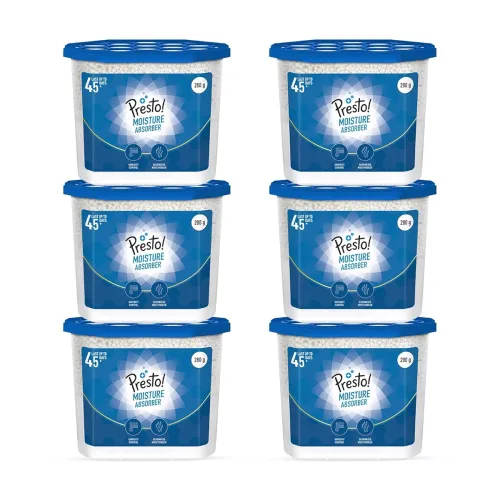 Image of Amazon Brand - Presto! Moisture Absorber 280g x Pack of 6