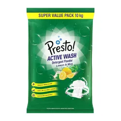 Amazon Brand - Presto! Active Wash Detergent Powder 10 Kg