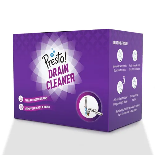 Image of Amazon Brand - Presto! Drain Cleaner Powder 800 Gram (50g x 16 Packs)