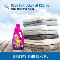 Amazon Brand - Presto! Colobleach 2L (1L x Pack of 2) | Detergent Add-On Liquid | Effective Stain Remover | Brightens Co