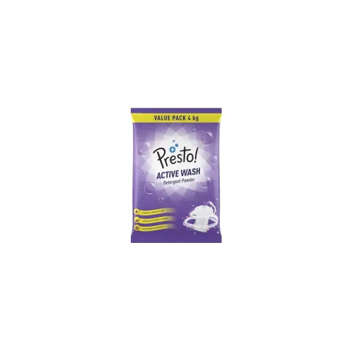 Image of Amazon Brand - Presto! Active Wash Detergent Powder 4 Kg