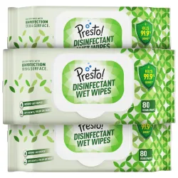 Amazon Presto! Disinfectant Wet Wipes with Lid