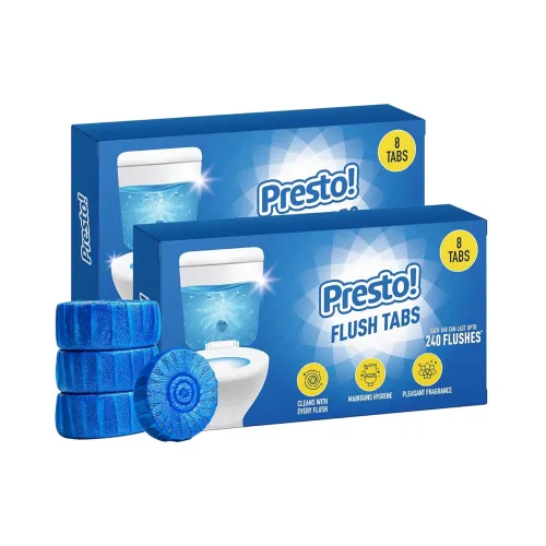 Image of Amazon Brand - Presto! Flush Tabs 800 Gram (8 Tabs X Pack of 2)