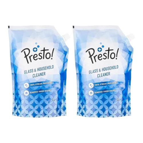Image of Amazon Brand - Presto! Glass Cleaner 2L Refill Pouch
