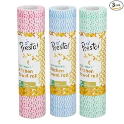 Amazon Brand - Presto! Kitchen Towel Roll 50 Pulls
