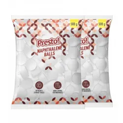 Amazon Brand - Presto! Naphthalene Balls 1 kg