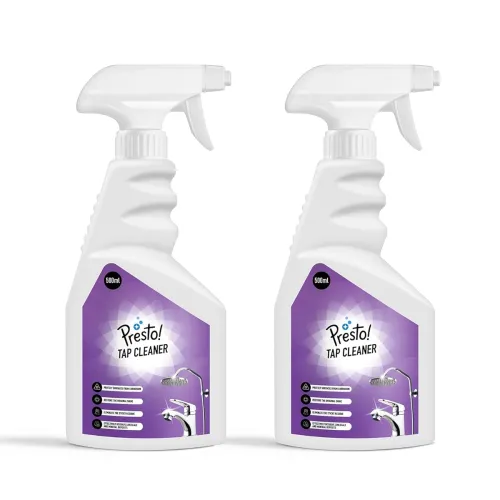 Image of Amazon Brand - Presto! Tap Cleaner | 1L (500 Ml X Pack of 2) | Limescale & Grime Fighter | For Bathroom, Kitchen, Sink F