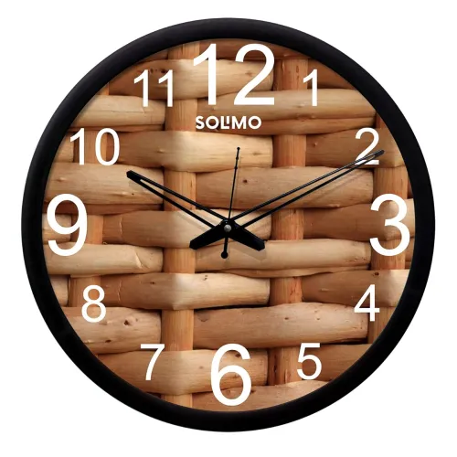 Image of Amazon Brand - Solimo 12-inch Wall Clock 