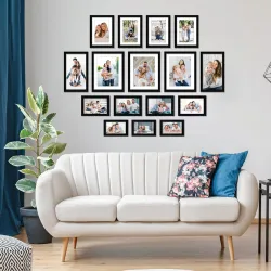 Amazon Brand - Solimo 16-Set Photo Frames