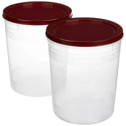 Amazon Brand - Solimo 2-Piece Kitchen Storage Container Set, 7.5 litres