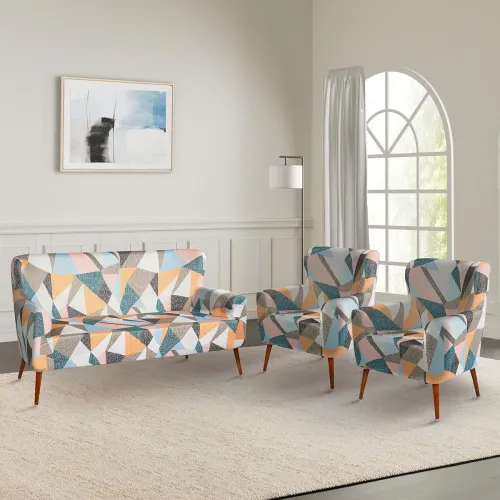 Image of Amazon Brand - Solimo 5 Seater (3+1+1) Sofa Cover Set