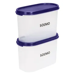 Amazon Brand - Solimo Airtight Plastic Storage Containers So2