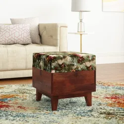 Amazon Brand - Solimo Alyc Modern Square Stool 