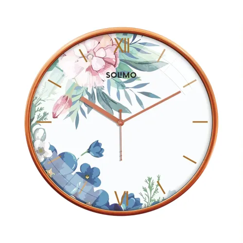 Image of Amazon Brand Solimo Analog Wall Clock – 30cm, Silent Sweep