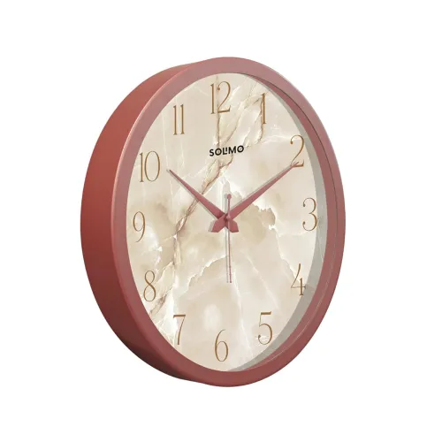 Image of Amazon Brand Solimo Marble Dial Catholic Plastic Analog Wall Clock