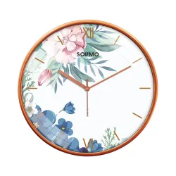 Amazon Brand Solimo Analog Wall Clock – 30cm, Silent Sweep