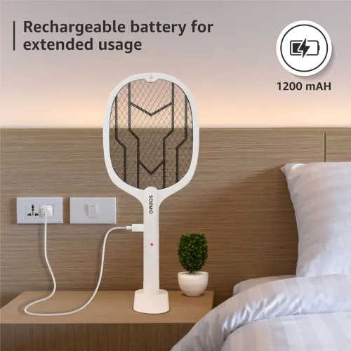 Image of Amazon Brand - Solimo Anti Mosquito Racquet