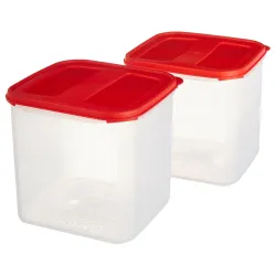 Amazon Brand - Solimo Antimicrobial Plastic Storage Container 