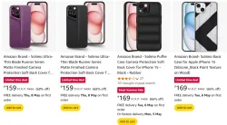 Amazon Brand - Solimo Apple iPhone 15 Cover Starting At @₹159