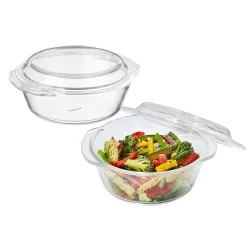 Amazon Brand - Solimo Borosilicate Glass Casserole Bowl So2