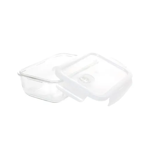Image of Amazon Brand Solimo Borosilicate Glass Containers with Air-Vent Lids