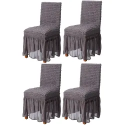 Amazon Brand - Solimo Bubble Chair Cover  Pack of 4