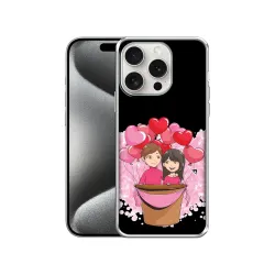 Amazon Brand- Solimo Boy and Girl Printed Silicon Soft TPU Back Case Cover Compatible for Apple iPhone 15 Pro