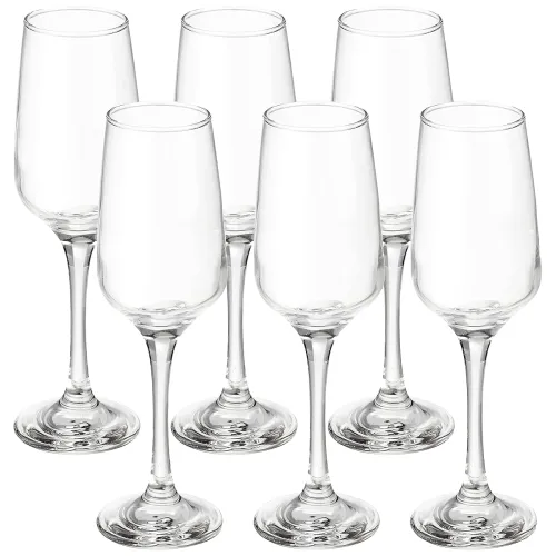Image of Amazon Brand - Solimo Champagne Glass Set of 6