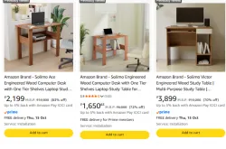 Amazon Brand - Solimo Computer Desk at upto 83% Discount