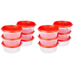 Amazon Brand - Solimo Container Set 500ml (Set of 12)
