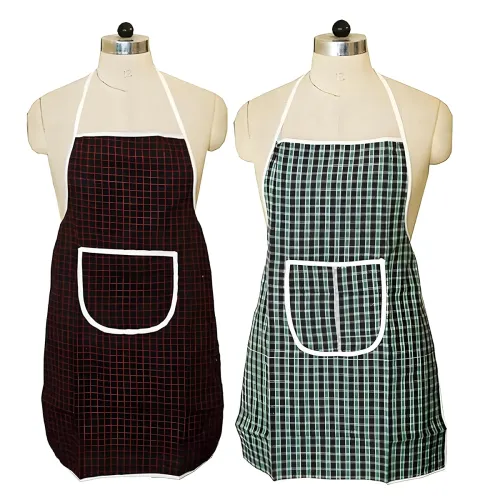 Image of Amazon Brand - Solimo Cotton Apron Po2