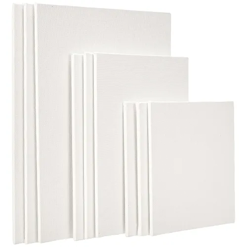 Image of Amazon Brand - Solimo Cotton Canvas Boards Combo Pack of 9