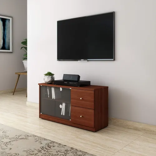 Image of Amazon Brand Solimo Cygnus TV Cabinet (Brown)