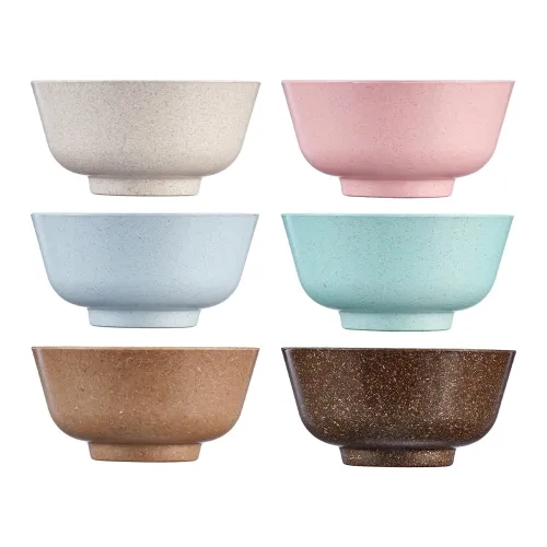 Image of Amazon Brand - Solimo Eco-Friendly Biocomposite Serving Bowl Set
