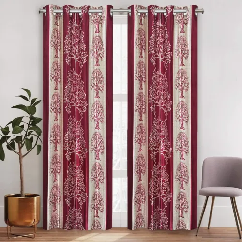 Image of Amazon Brand -Solimo Ensemble Polyester Curtains 