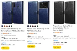 Amazon Brand - Solimo Flip Cover Starting @ ₹39