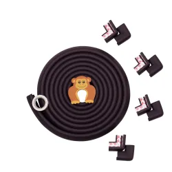 Amazon Brand Solimo Furniture Edge & Corner Guards, with 8 PreTaped Corner Protectors