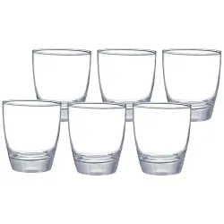 Amazon Brand - Solimo Glass Set Set of 6