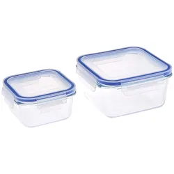 Amazon Brand - Solimo Glass Storage Container So2
