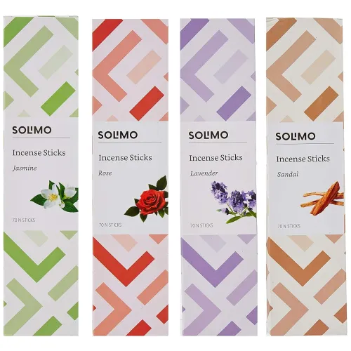 Image of Amazon Brand - Solimo Incense Sticks, Multi Fragrance