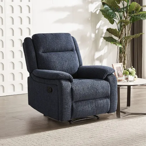 Image of Amazon Brand - Solimo Kalvian Manual 1 Seater Fabric Recliner 