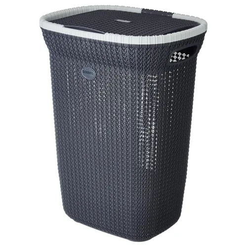 Image of Amazon Brand - Solimo Knit Laundry Basket