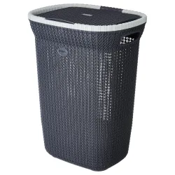 Amazon Brand - Solimo Knit Laundry Basket