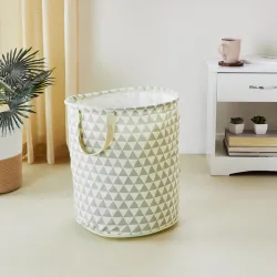 Amazon Brand - Solimo Laundry Basket For Clothes | Foldable Laundry Hamper