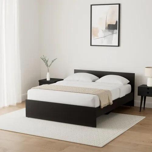 Image of Amazon Brand - Solimo Medusa Engineered Wood Queen Bed 