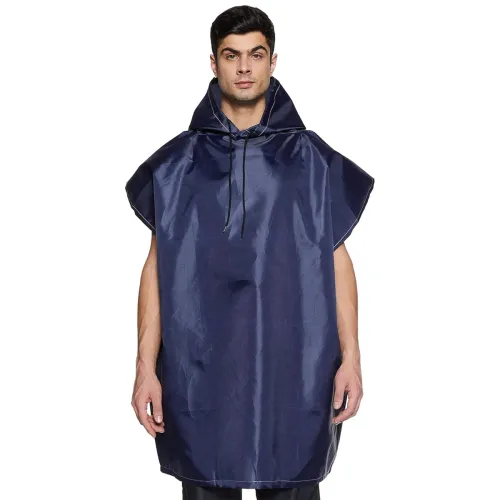 Image of Amazon Brand - Solimo Men Polyeste Water Resistant Rain Poncho