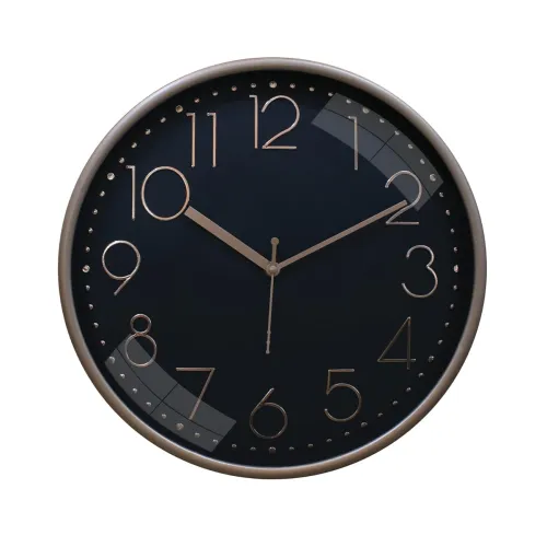 Image of Amazon Brand - Solimo Analog Wall Clock (12Inchs)